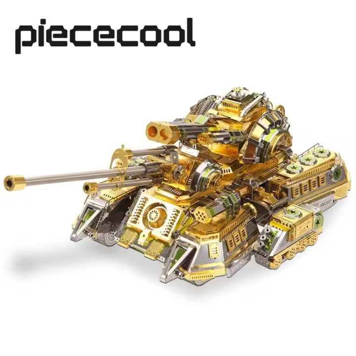 Piececool-rompecabezas de Metal 3D Skynet Spider, modelo de tanque superpesado, Kits de construcción, juguete DIY para adolescentes - 1