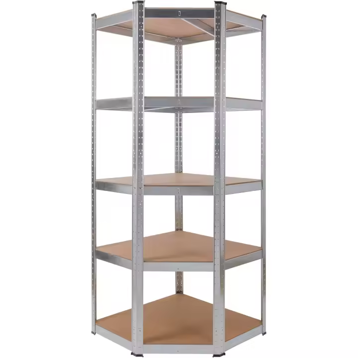 Cargas Pesadas, 875 kg, fácil Montaje Mediante Sistema de Ranuras, 180 x 70 x 70 cm, 5 baldas - 1