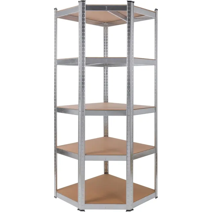 Cargas Pesadas, 875 kg, fácil Montaje Mediante Sistema de Ranuras, 180 x 70 x 70 cm, 5 baldas - 1