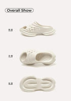 Zapatillas Deportivas para Par Suela Gruesa Antideslizante Desgaste Exterior Tendencia de Verano Súper Suave Pisando Mierda Agujero de Zapatos - details 13
