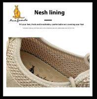 Sandalias ligeras antideslizantes deportivas informales de piel de cerdo con logo de canguro para hombre, tela suave transpirable adecuada para primavera - details 6