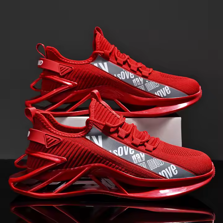 Zapatos Blade, zapatos deportivos informales para hombre, zapatos de malla tejida con mosca para hombre - 1