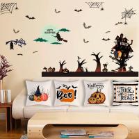 Juego de 4 piezas, fundas de almohada decorativas de Halloween 45x45 cm, material de poliéster - details 5