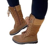 Botas martin de invierno para mujer, botas planas informales, zapatos para mujer - details 1