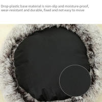 Cama De Gato Redonda De Peluche 2 En 1 Almohadilla Para Gato Casa De Gato Saco De Descanso Para Perro Pequeño Tamaño S/M/L Colores Variados Para Gatos Hasta 9kg - details 8