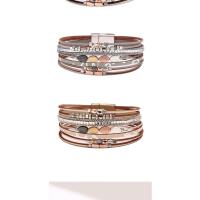 Pulsera Trenzada de Hojas Bohemias con Cierre Magnético Joyería de Moda para Mujer - details 4