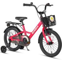 Bicicleta de 12, 14 y 16 pulgadas para niños y niñas de 3 a 8 años con canasta y estabilizadores - details 5