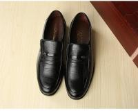Mocasines casuales para hombres Zapatos formales para hombres con punta redonda Zapatos planos sin cordones hechos a mano para hombres de negocios - details 3
