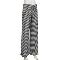 Pantalones de punto de pierna ancha a rayas con cintura elástica para mujer, novedad en la moda 2025 - details 5