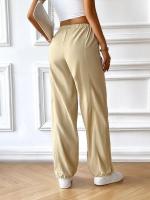 Pantalones elásticos de pierna ancha para mujer Ropa de moda de otoño y primavera - details 22