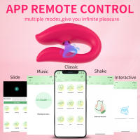Vibrador Inalámbrico Control Remoto OOEEY para Mujeres Estimulador de Clítoris Juguetes Sexuales para Parejas Adultas Forma U Masturbador Dual - details 10