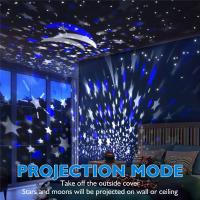 Luz Nocturna para Niños Proyector de Estrellas Nebulosas LED de Colores Cambiantes - details 1