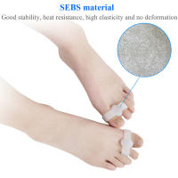 Separador de dedos de silicona EiD 2 piezas, férula de juanete, corrección de ortesis Hallux Valgus, esparcidor superpuesto, Protector de pie - details 18