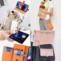 Funda protectora de cuero para cremallera magnética, cuerda colgante multifuncional a la moda, accesorios para teléfono Galaxy M62 F62 - details 2