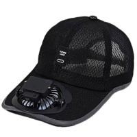 Ventilador incorporado Béisbol para fanáticos Protección UV frente ancha Sombrero para el sol Gorra refrescante ligera y transpirable ​ - details 25