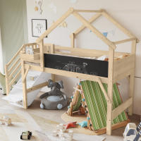 Cama de Almacén con Protección de Caída Diseño Único de Techo Tablero Pintable - details 3