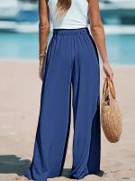 Pantalones de pierna ancha cómodos e informales TK para mujer - details 18
