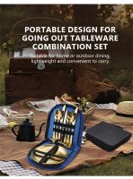Juego de Cubiertos de Acero Inoxidable para acampada, Utensilios de Picnic para Senderismo, 10/20 pzs - details 2