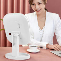 Espejo de maquillaje con luz LED, espejo de escritorio multiusos para baño y dormitorio - details 7
