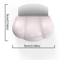 3 uds todas las longitudes de cabello cepillo para el cuidado de mascotas autolimpiante ergonómico cepillo removedor de pelo forma de concha peine de masaje herramientas de desprendimiento - details 0