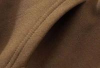 Sudadera con capucha cálida para hombre con estampado de letras y hombros esenciales holgada de diseñador de moda de lana de zorro plateado de diciembre - details 8