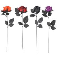 10 Uds. De decoración divertida para fiesta de Halloween, globo ocular rosa aterrador, flor falsa, simulación de flor de rosa Artificial, decoración de Halloween - details 1