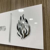 Entrada hebrea para el hogar, placa de puerta personalizada con nombre de familia, casa de apartamento, letrero acrílico 3D Hamsa con bendición - details 4