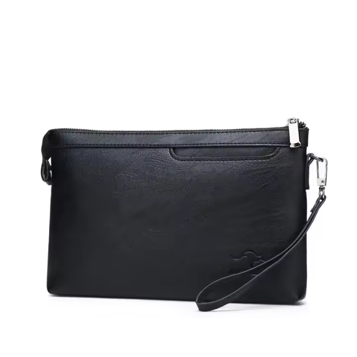 Bolso de negocios con diseño de moda, bolso de PU de alta calidad, cartera informal para hombre, poeta de teléfono móvil - 1