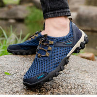 Zapatos casuales de verano para hombre, transpirables, de malla hueca, con suela suave, para senderismo y deportes al aire libre - details 2