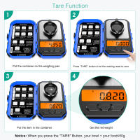 Báscula de Bolsillo Profesional, 50g/0.001g Báscula Digitales de Precisión, Pantalla LCD Retroiluminada, 6 Unidades, Función Tara, para Cocina, Joyería - details 4