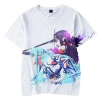 Anime Sword Art One Kirito Camisetas con estampado 3D de talla grande para hombres y mujeres Haruku Y2k Sport Ventilación de secado rápido - details 5