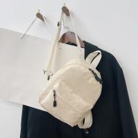 Mini mochila escolar de nailon para niñas, morral pequeño de viaje, impermeable, informal, sólido - details 13