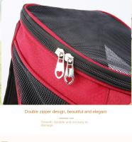 Mochila plegable y respirable del gato y del perro, bolso que lleva del viaje del animal doméstico - details 3