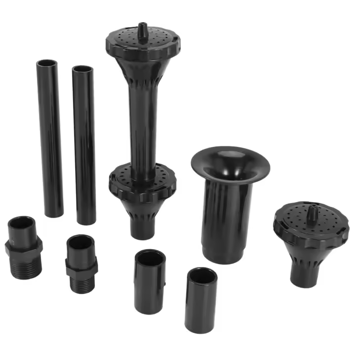 Kit de boquillas para fuente pequeña, cabezales de boquilla para fuente de agua para estanque, fuente, bomba sumergible, piscina, 9 Uds. - 1