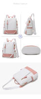 Mochila de Viaje para Mujer de Gran Capacidad Diseño Coreano de Textura Suave - details 45