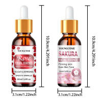Conjuntos de Cuidado de la Piel de Sakura Suero de Rosa, Toner, Limpiador Facial, Crema de Protección Solar, Hidratación, Levantamiento, Esencia de Líneas Finas - details 8