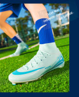 Botas de fútbol para hombre de caña alta con tacos largos y TF |   Zapatillas Profesionales para Entrenamiento - Tallas 35-45 - details 14