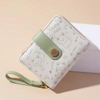 Cartera japonesa con diseño de gato para niñas, tarjetero pequeño para estudiantes, bolsa de dinero con cremallera, monedero - details 5