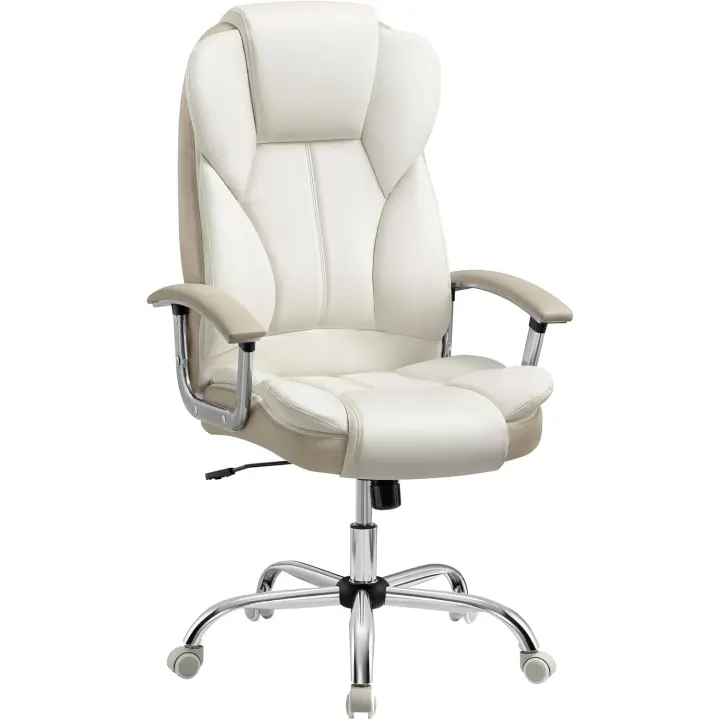 Escritorio, Silla de Juego con Reposabrazos, Silla de Ordenador, Silla Ejecutiva, Altura Ajustable, para - 1