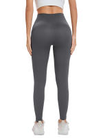 Leggings Deportivos de Hilo Sin Costuras de Alta Cintura Pantalones de Yoga para Mujeres con Bolsillo - details 6