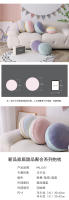 Almohada de macarrón francés, decoración redonda colorida de galletas tipo sándwich, cojín para sofá de casa junto a la cama - details 0