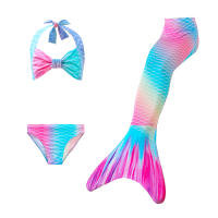 Traje de baño de cola de sirena para niñas, ropa de playa, Bikini, 2023 - details 4