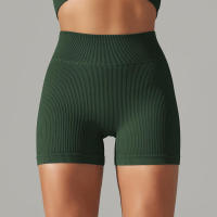 Pantalones cortos deportivos para mujer, mallas transpirables de cintura alta para yoga, correr, ciclismo, entrenamiento, gimnasio, verano - details 34