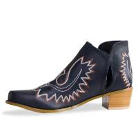 Botas Martin Botas cortas para mujer Botas Chelsea de tobillo de moda de vaquero occidental - details 10