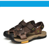 Casual Men Outdoor Sandals Summer Breathable Flat Sole Beach Shoes Comfort Soft Walking Hiking Sandals Athletic Male Shoes 2024 - details 26