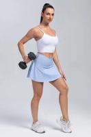 Falda de tenis plisada con bolsillos para mujer, pantalones cortos, faldas atléticas, faldas cruzadas de cintura alta para gimnasio, Golf, faldas deportivas de entrenamiento - details 11