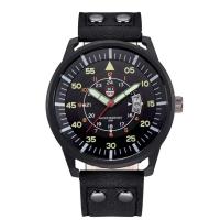 Reloj de lujo Premium para Hombre, marca XINEW, relojes para Hombre, correa de cuero de moda, relojes de pulsera de cuarzo con fecha deportiva Simple, relojes masculinos 2024 - details 6