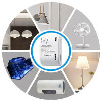 Interruptor inalámbrico con Control remoto inteligente, disyuntor de relé Wifi de 1 canal, 12V, 24V, 7-32V, CA 220V, 85-250V, 2200W, 10A - details 3