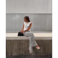 Top sin mangas de punto a rayas con fragancia pequeña de estilo francés para mujer, novedad de verano, elegante, ligero, de alta gama, de lujo - details 2