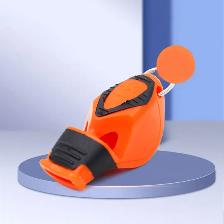 Silbato de mano portátil, silbato de PVC con sonido fuerte, accesorios de entrenamiento, supervivencia al aire libre - 1